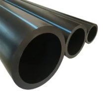 Water Supply Plastic Water Pipe Black HDPE/PE/Polyethlene Flexible Pipe for Gas/Irrigation/Drain Corruageted Drainage Pipe Wholesale Prices
